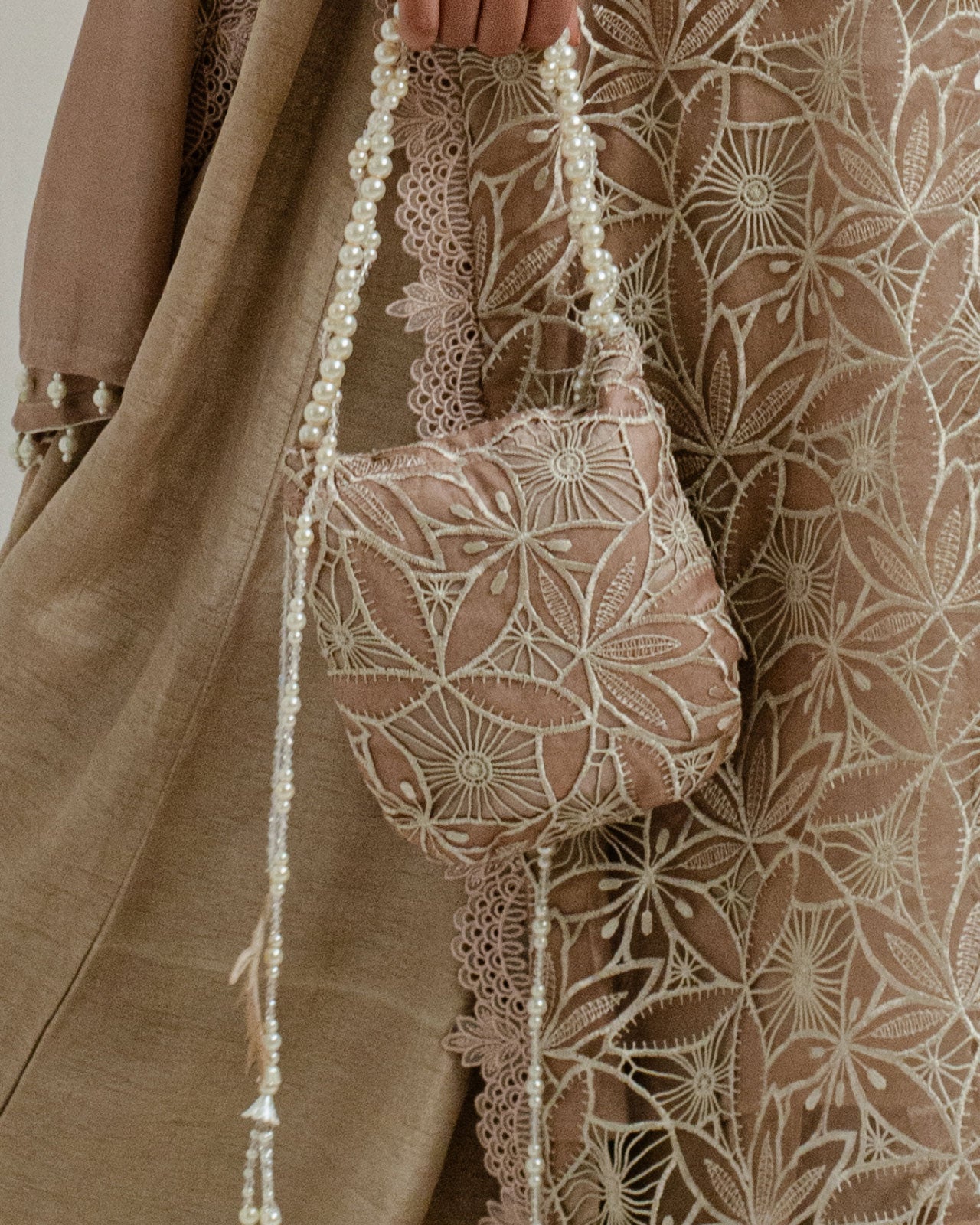 Beige Potli Bag