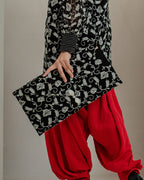 Black & White Envelope Bag