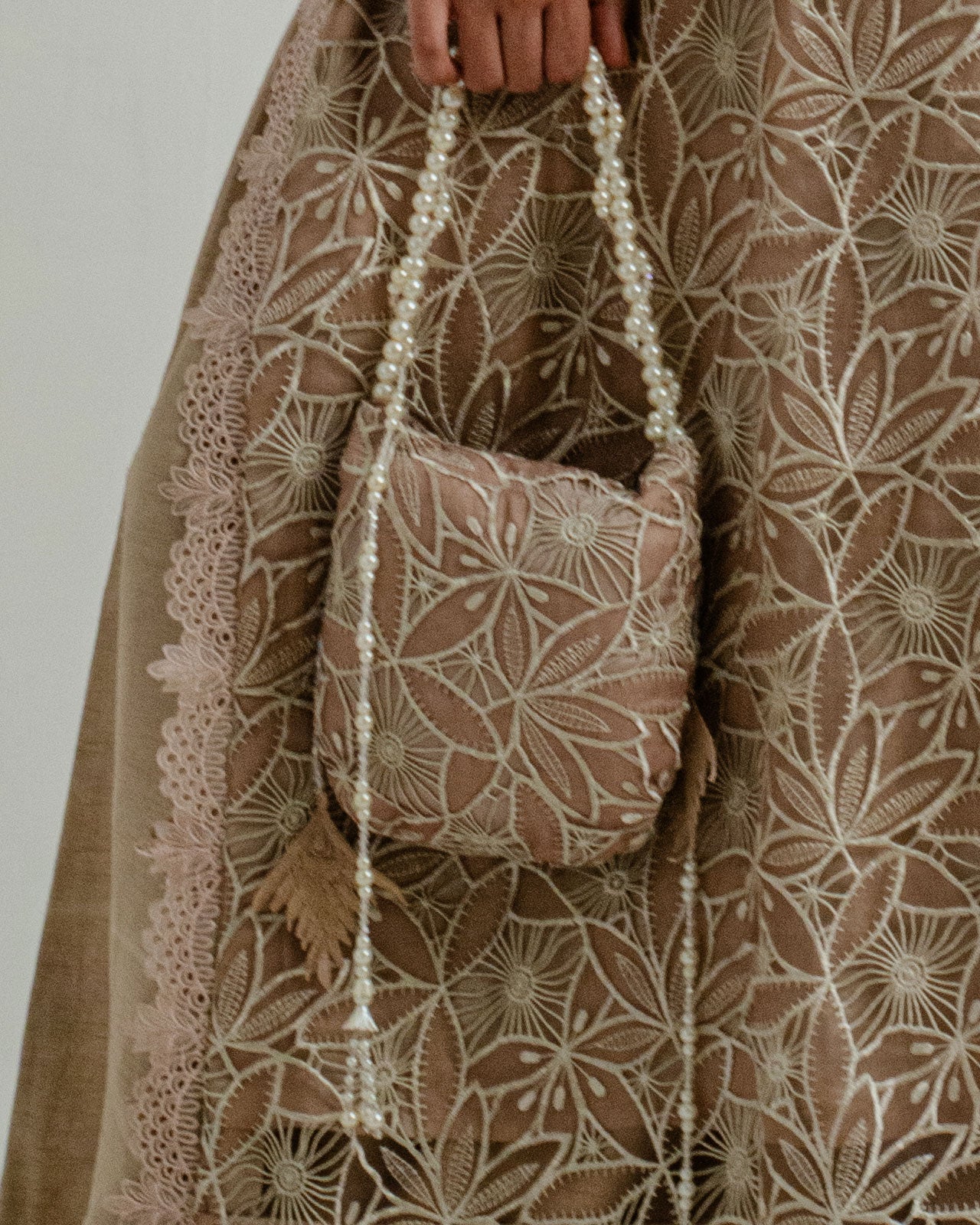 Beige Potli Bag Secondary image