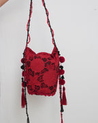 Maroon Potli Bag